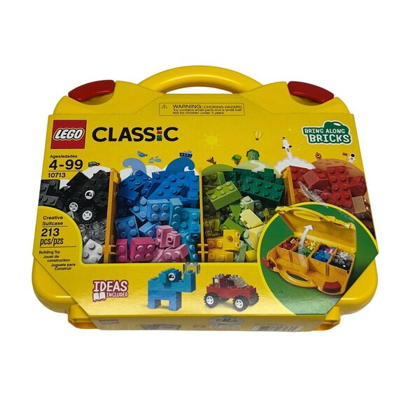Lego Classic Creative Suitcase 10713 Building Kit 213 Pieces Portable Case READ - Picture 1 of 11